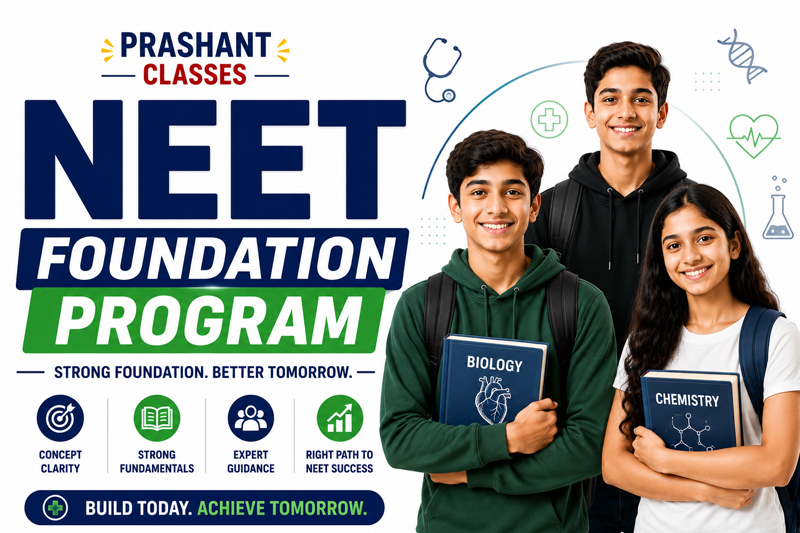 NEET foundation preparation program at Prashant Classes