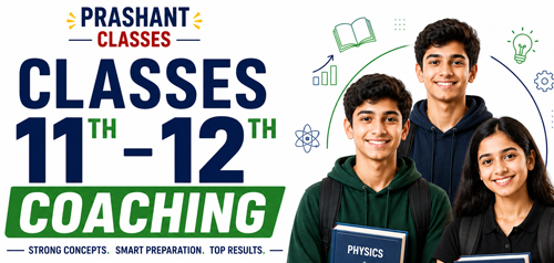 Classes 11th to 12th coaching banner placeholder